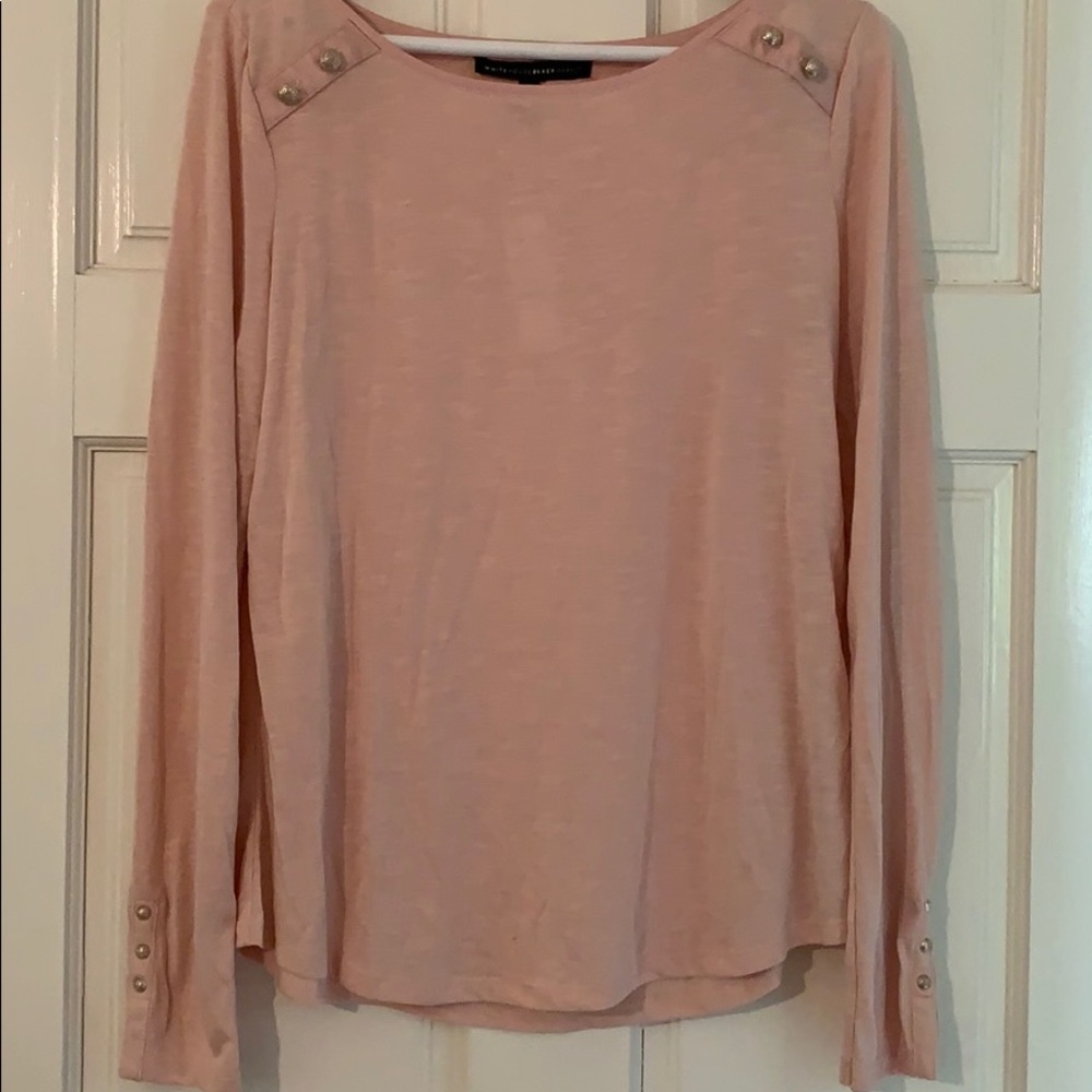 NWT White House Black Market Pink top